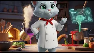 The Time-Traveling Chef Cat Creates Hilarious, Impossible to Handle Moments