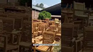 Garden Furniture, Stackable Chairs, Teak Outdoor Benches, Extending Table Made From Solid Teak Wood