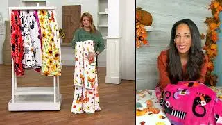 Hay & Harvest Halloween & Harvest Printed 60x80 Throw on QVC