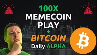 🚨 Bitcoin Daily Analysis + 100x Memecoin Play┃BTC  Price Prediction & Orderflow Trading