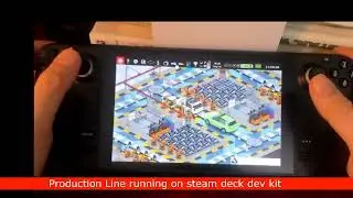 Production Line: Car Factory Simulation on Steam Deck (Gameplay)