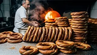 Everyone Eats This for Breakfast in Turkey! Wood-Fired Bakery Process