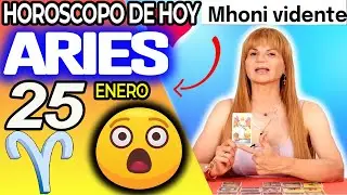 ARIES♈NO CREERÁS LO QUE TE OCURRE😲 Horóscopo De Hoy 25 De Enero 2026 | Mhoni Vidente