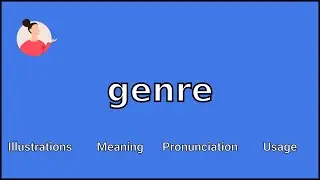 GENRE - Meaning and Pronunciation