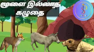 மூளை இல்லாத கழுதை| தமிழ் நீதிக் கதைகள்   | Donkey  without  brain | Kids story in tamil