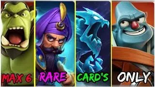 Castle Crush - Max 6 Mana Rare Card's Challenge! - Castle Crush Gameplay🔥