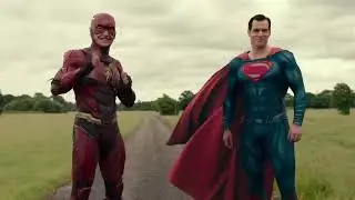Flash vs Superman - Race Scene - Justice League (2017) Movie CLIP HD