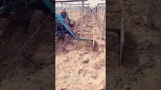 Test Run Success? Tractor with Modified Earthing Tool in Field Action#shorts