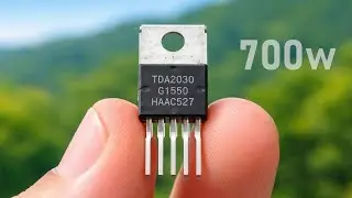 DIY Powerful Ultra Bass Amplifier TDA2030 New Design , No IC , Simple Circuit