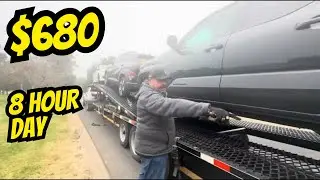 Перевозка автомобиля по городу (8 остановок) за день &mdash; 670 долларов. Стоит ли это того?