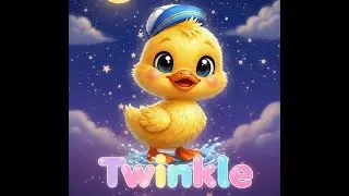 Twinkle Twinkle Little Star 🌟 colorful kids song for babies, toddlers & preschoolers. bedtime music