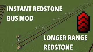 Minecraft Instant Repeater Mod (Redstone Bus)