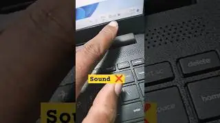 HP 14S Series Laptop Sound Audio Not Working Problem#macnitesh#keyboardtricks#2024short