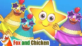 Learning Counting Numbers and Shapes with Fox and Chicken | Number Kids Songs