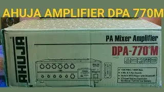 AHUJA DPA-770M AMPLIFIER UNBOXING 2022