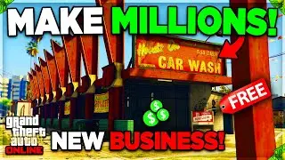 *NEW* How to Make MILLIONS With The CAR WASH Business SOLO in GTA 5 Online!