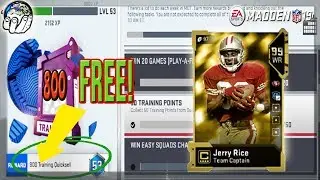 FREE 800 TRAINING POINTS AT MUT LEVEL 53! DO THIS IN MADDEN 19 ULTIMATE TEAM! - Madden 19 Tips