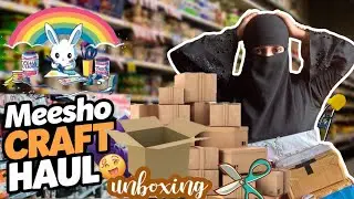 Cheapest craft haul from meesho😱 || Online stationery shopping.