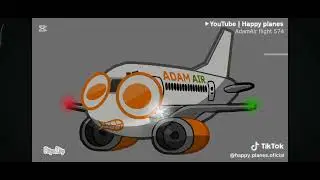 Adam air 574 | happy plane