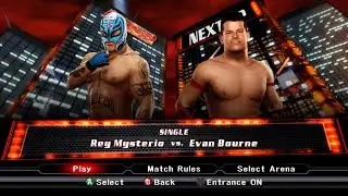 WWE SmackDown vs. RAW 2009 - Рей Мистерио против Эвана Борна