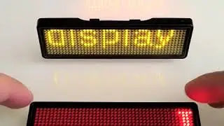 led name badge are popular