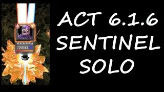 How to EASILY BEAT Act 6.1.6 Sentinel BOSS SOLO | MARVEL CONTEST OF CHAMPIONS | MCOC | ACT 6 |
