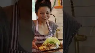 How to cook Larb Gai| How to easily cook Spicy Minced Chicken Salad #larb #shorts #thaifood