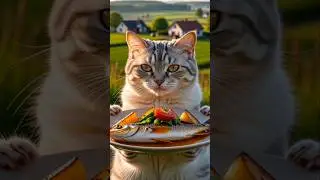 Cute Cat Cooking Fish Like a Pro 😺🍳 | Funny Cat Chef#CatCooking #FunnyCat #CuteCat #CatChef