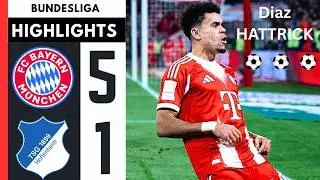 Luis Diaz Hattrick - Bayern Munich Vs Hoffenheim 5-1 &ndash; Goals & Highlights | Bundesliga 2026 &ndash; Kane