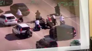 Police helicopter in Florida chase bikers 