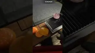 He really couldn't wait for me to FINISH his burger...