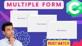 How to Add Form and Execute Specific Form in Visual Studio C# (CSharp)