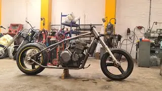 Rigid Frame Build Triumph Chopper Pt3 Preview #workshop #motorcycle #restoration #vlog #crazy #bike