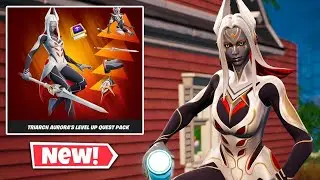 FORTNITE Triarch Aurora skin [GAMEPLAY] - (She's now officially an almost special skin for me)