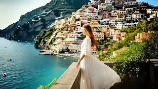 Moonlight Amalfi - Italian Romantic Instrumental Music | Mediterranean Piano & Guitar