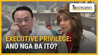 Executive Privilege: Ano nga ba ito? | Agenda