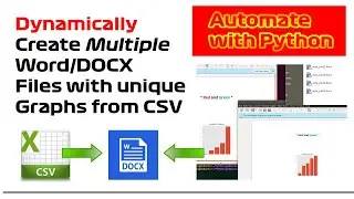 Multiple Word/DocX files from 1 template with individual graphs made from CSV data