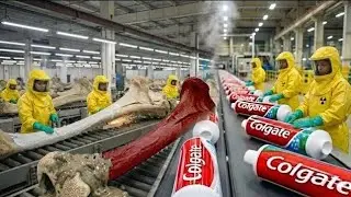 Inside the Toothpaste Factory &mdash; From Animal Bones to Toothpaste | Full Process @techlab-z3l 