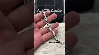 Men&rsquo;s Bracelets 💥Pure 925 Silver Bracelet #925silver #bracelet #mensfashion #trending #shorts
