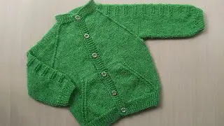 JAQUETA DE TRICÕ PARA BEBÊS DE 3 A 6 MESES MODELO LITTLE BOY