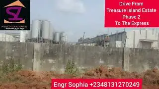 Drive from Treasure Island Estate Phase 2 to International Breweries Sagamu-Abeokuta Expressway