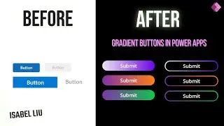 Design Reusable Gradient Buttons in Power Apps (Modern Look + Dark Mode)