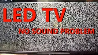 PHILIPS LED TV NO SOUND PROBLEM REPAIR