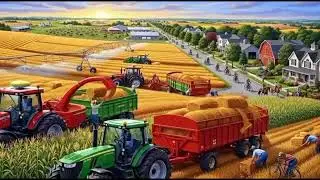 🌾 Life in American Villages 🇺🇸 | Inside Rural America, Rich Farmers & Peaceful Countryside