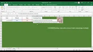 Last Price show using Vlookup Function