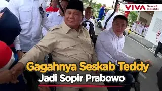 Pesona Seskab Teddy Jadi Sopir Pribadi Prabowo