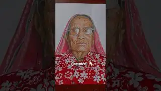 Doms colour pencils portrait😱 #60dayschallenge #shorts #viral #art