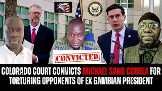 Bura Dibba&nbsp;reacts&nbsp;to the conviction of Michael Sang Correa for torture in Denver, Colorado.