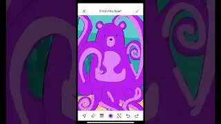 Octo-BEAR! Spark App Art #moriahelizabeth