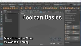Maya Boolean Basics